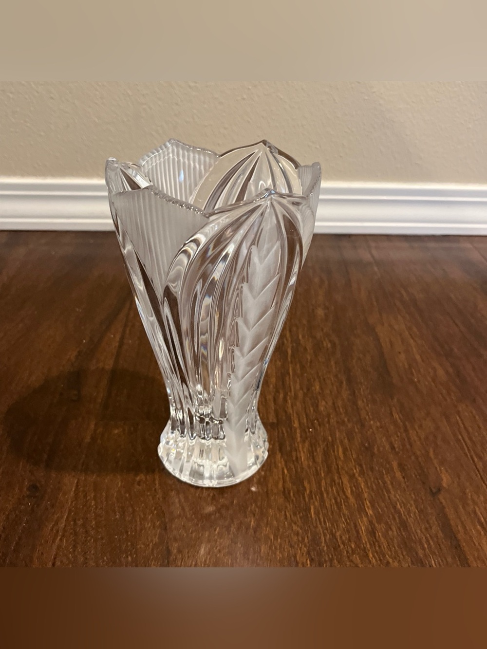 Clear Crystal-Style Decorative Vase - Home Accents